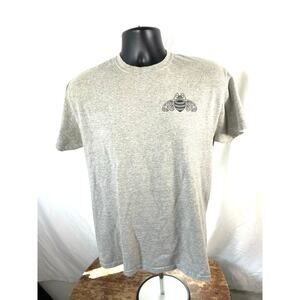 Patron Tequila T Shirt Gray Logo Back Print Medium